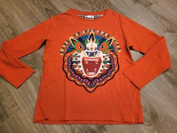 Tee-shirt orange ML DPAM 8 ans