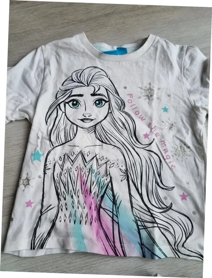 Ensemble reine des neiges 6/7ans - photo numéro 5