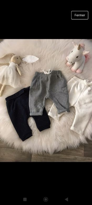 Lot de 3 pantalons chaud