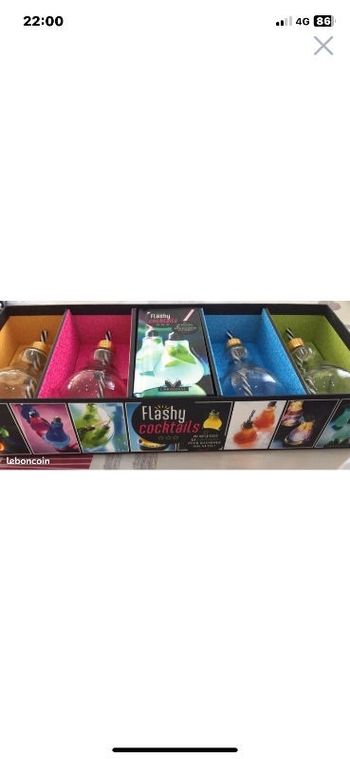 Verres à cocktail ampoules