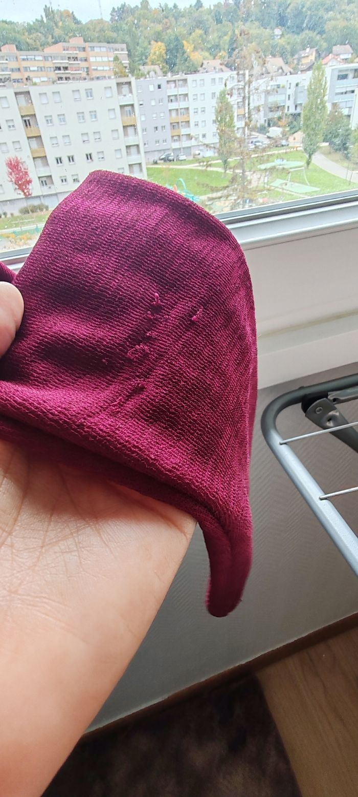 Blouse bordeaux élégante - Taille S - photo numéro 2