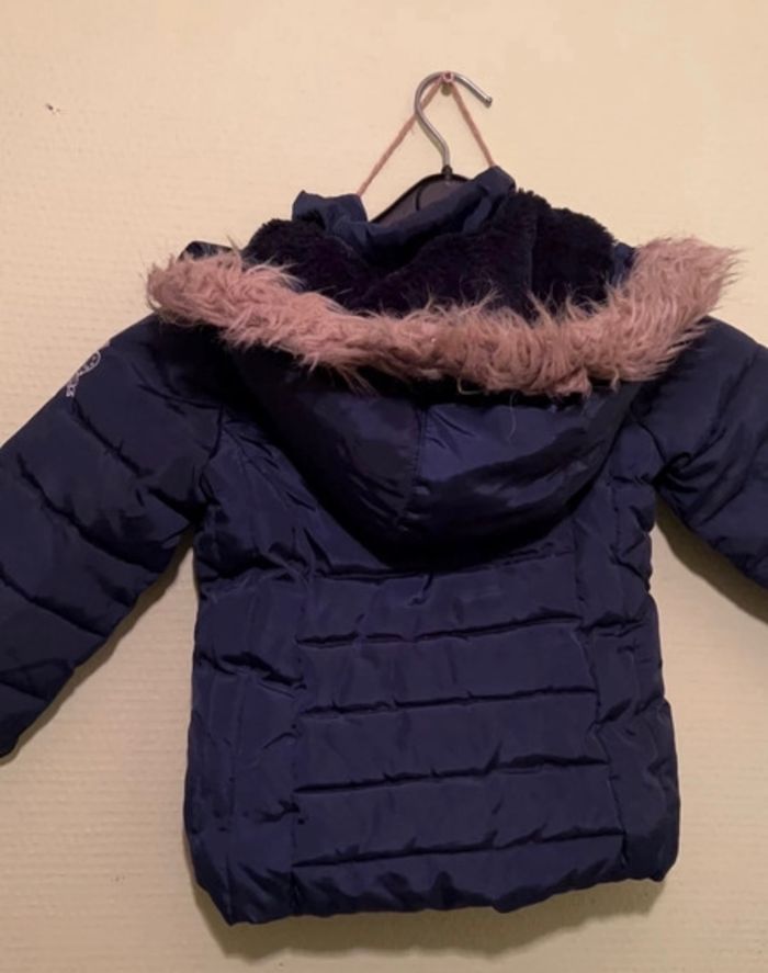 Manteau doudoune Tape à l'œil 2 ans bleu marine - photo numéro 2