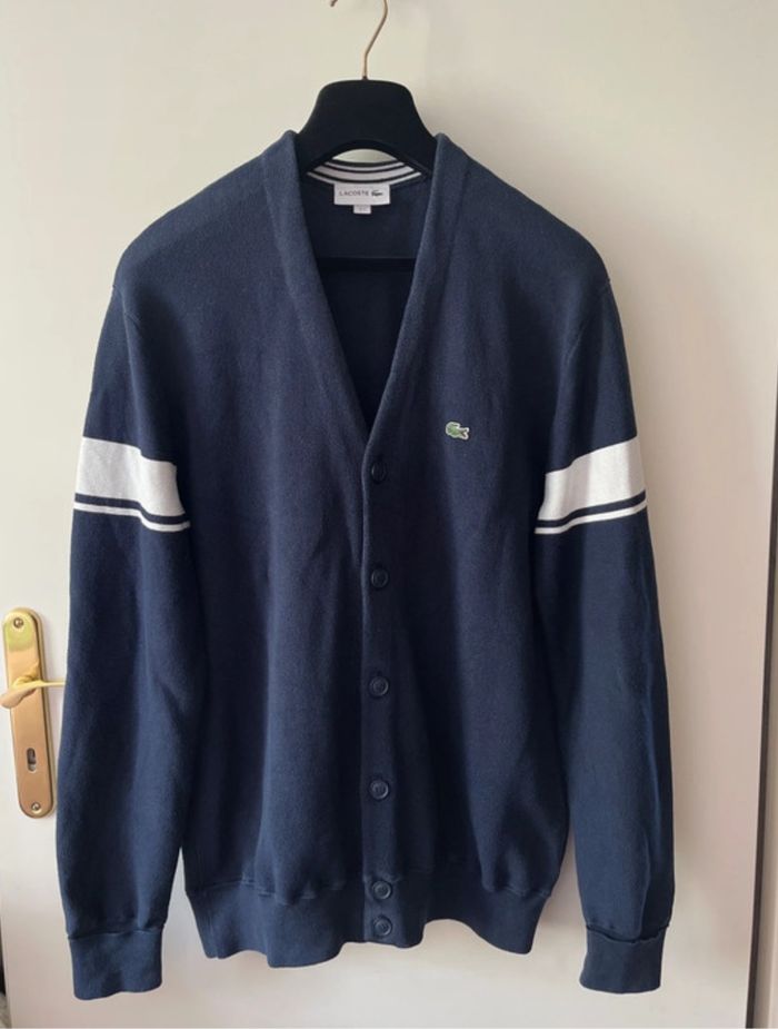 Cardigan pull homme Lacoste taille L