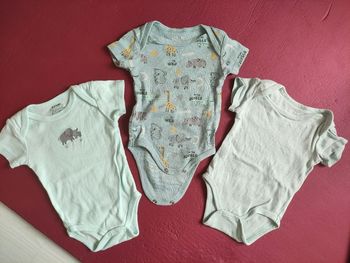 Lot de 3 bodies manches courtes Kiabi 3 mois