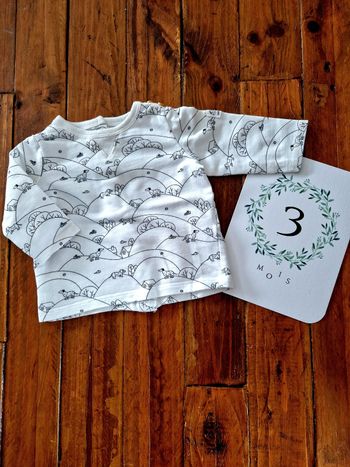 T-shirt manches longues fin 3 mois