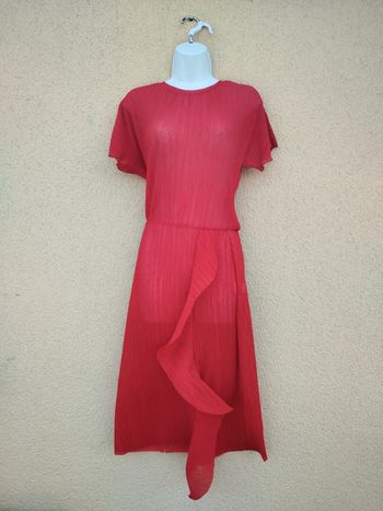 Robe longue rouge