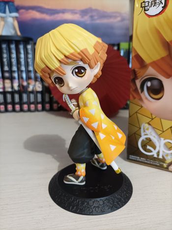 Figurine Zenitsu Agatsuma Demon Slayer Kimetsu no yaiba banpresto qposket Bandai