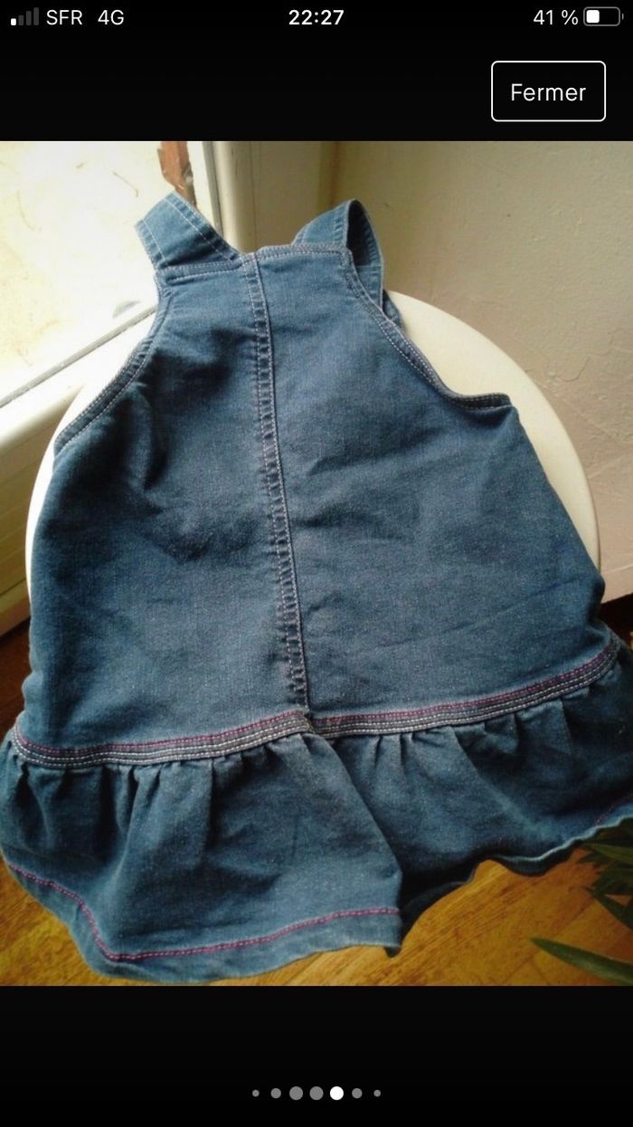 Robe en jean terre de marin neuve - photo numéro 5