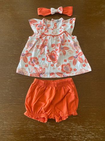 Ensemble short + tunique + bandeau