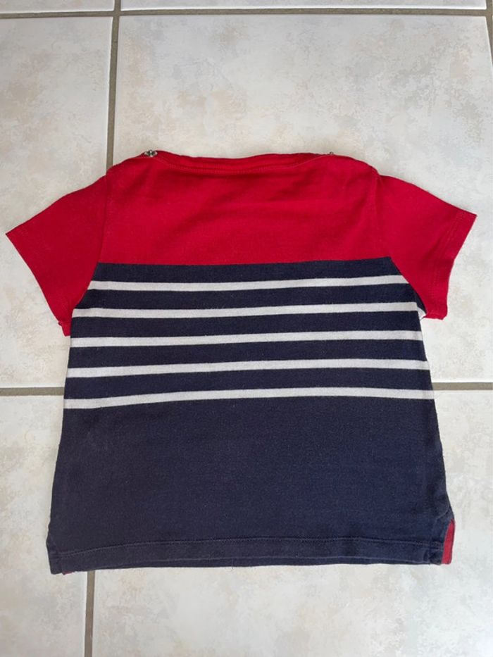 Tee shirt Petit Bateau 24 mois - photo numéro 2