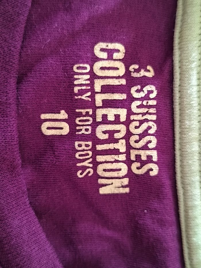 Tee-shirt manches longues coton 3 Suisses garçon 10 ans - photo numéro 3