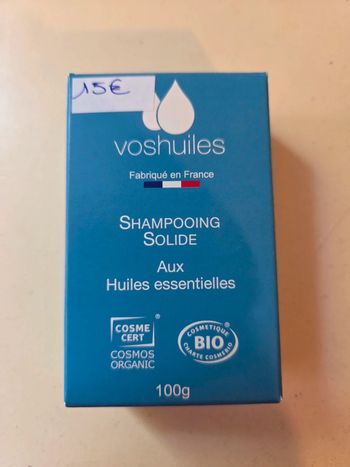 Shampoing solide bio