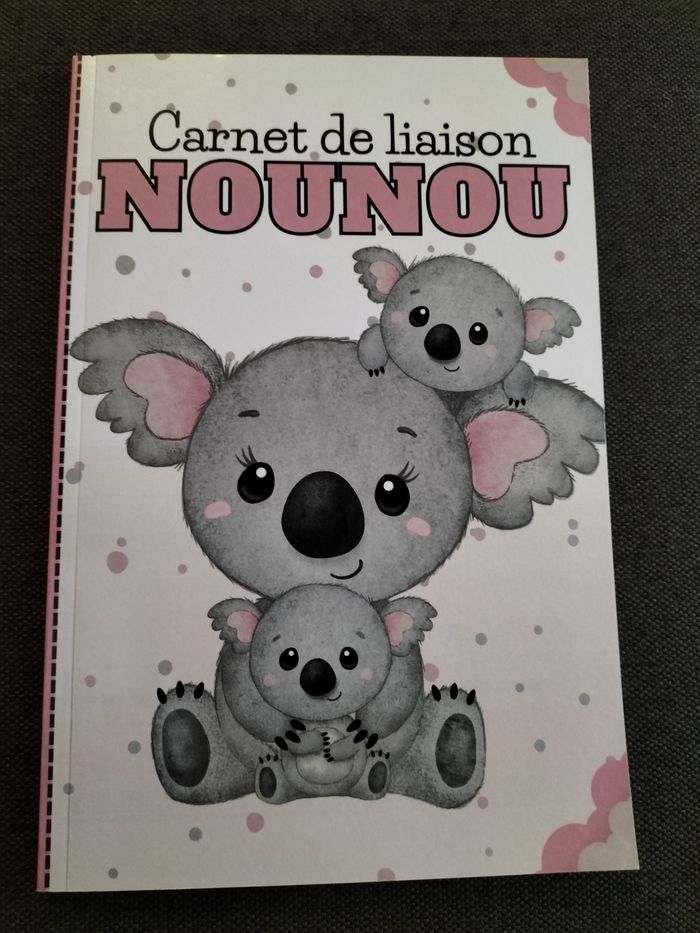 Cahier liaison/suivi/transmission parents nounou