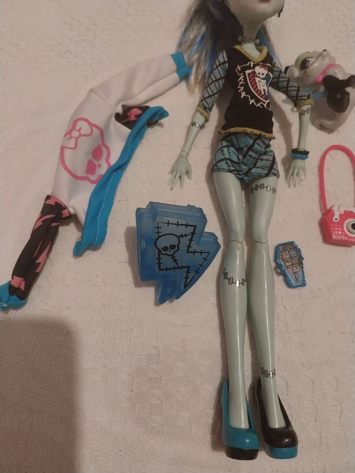 Poupée Frankie Stein G1 Ghoul Spirit Mattel Monster High et accessoires - photo numéro 2