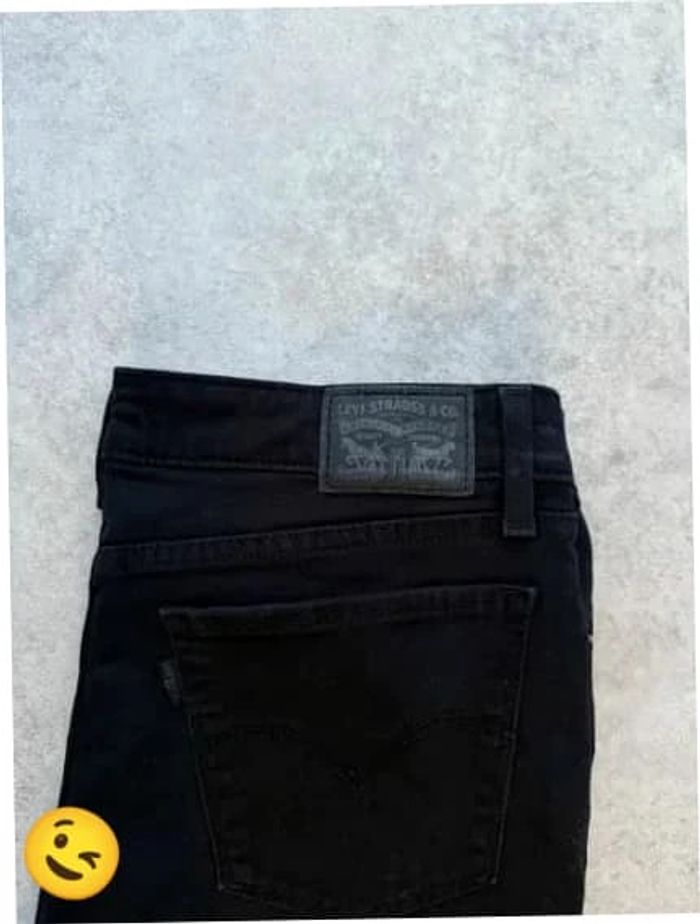 Jeans Levi's 711 W29 FR38 L30 coupe skinny noir Femme Women pan542b - photo numéro 3