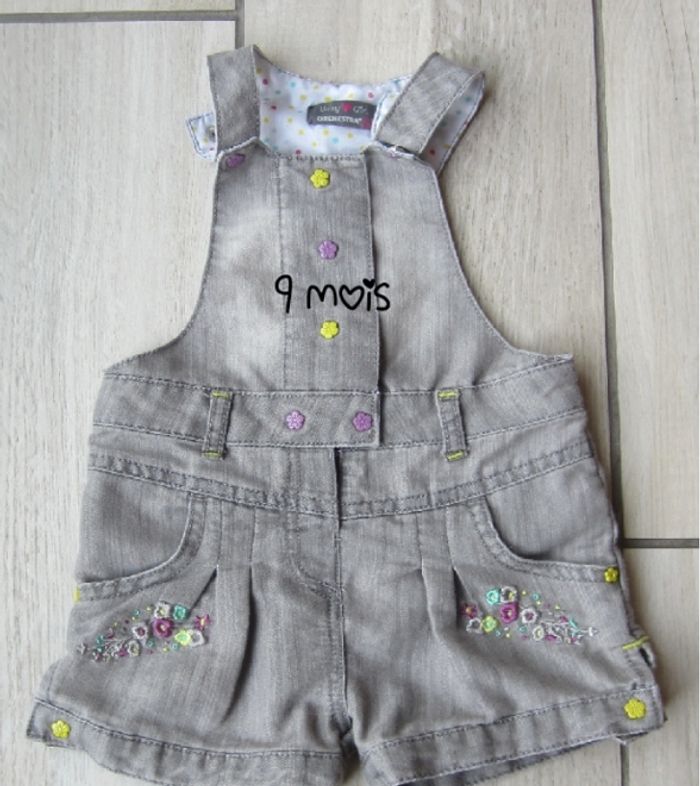 Short/salopette 9 mois
