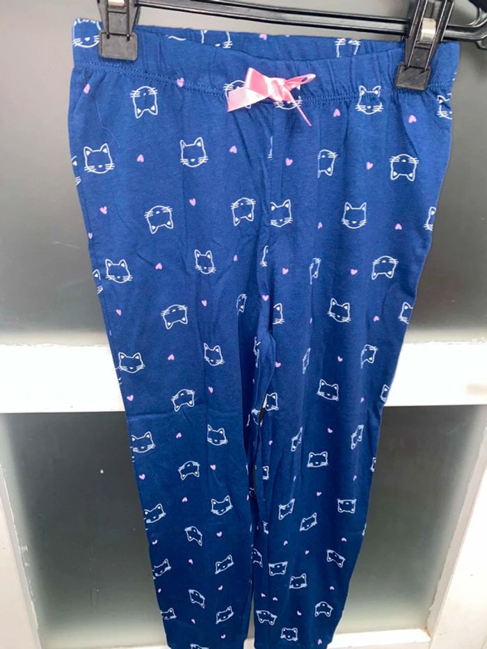 Pyjama enfant 5/6 ans motif chat - photo numéro 4
