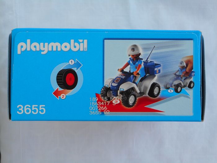 Playmobil - 3655 - Policier / Quad - NEUF - photo numéro 8