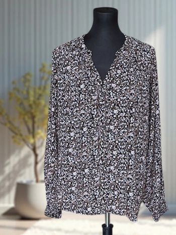 Blouse fluide à motif fleuri - La Redoute T.44