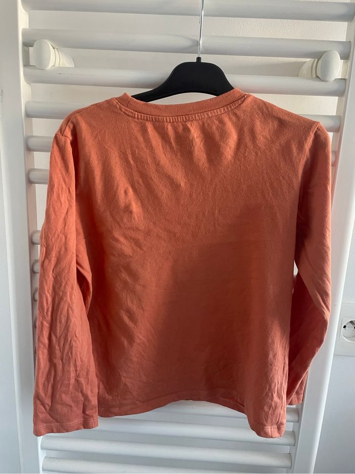 Teeshirt manches longues Halloween citrouille - H&M 6/8 ans - photo numéro 3