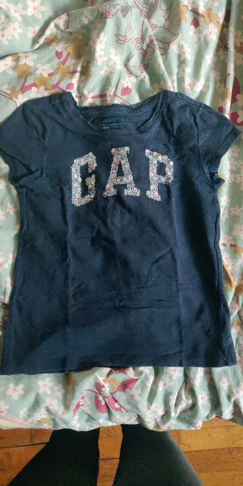 T-shirt Gap 6-7 ans bleu