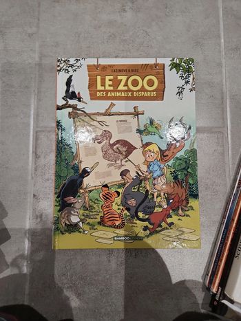 Bande dessinée : Le zoo des animaux disparus