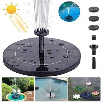 Pompe de fontaine d'eau flottante à énergie solaire