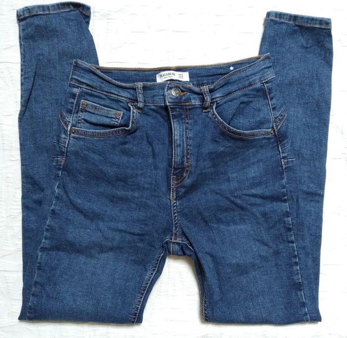 Pull & Bear Jean skinny bleu taille 40 - photo numéro 3
