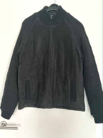 Blouson homme en polaire gris foncé taille L