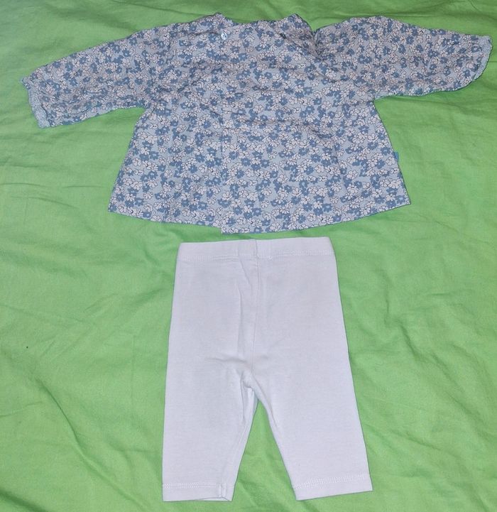 Ensemble 2 pièces fille 6 mois obaibi - photo numéro 2