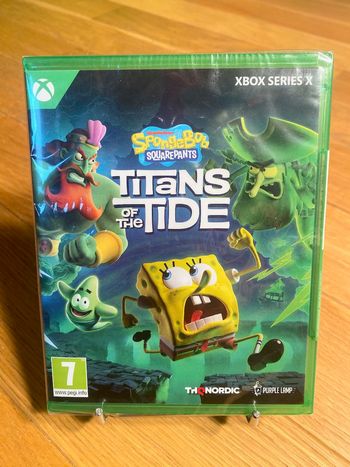 Bob l’éponge les titans des marées / titans of the tide - xbox séries x - jeu neuf 