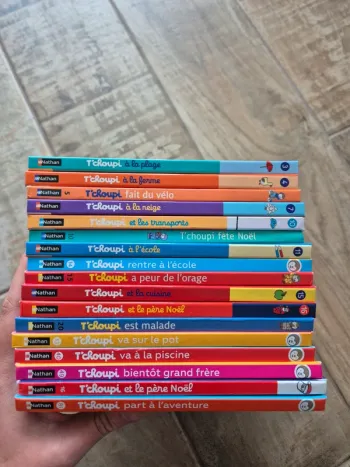 Lot de livres t'choupi - 2€ le livre