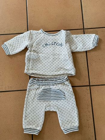 Ensemble bebe tape à l’œil 12 mois