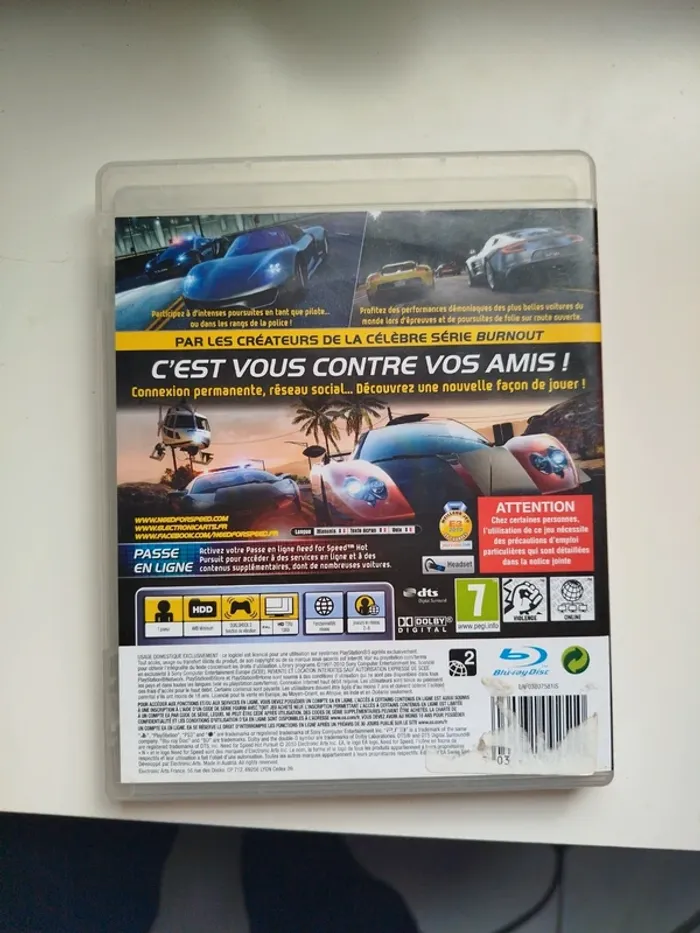 Jeu PS3 Need for Speed Hot Poursuit - photo numéro 2