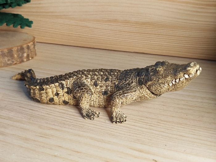 Schleich crocodile Alligator Figurine animal de la savane - photo numéro 3