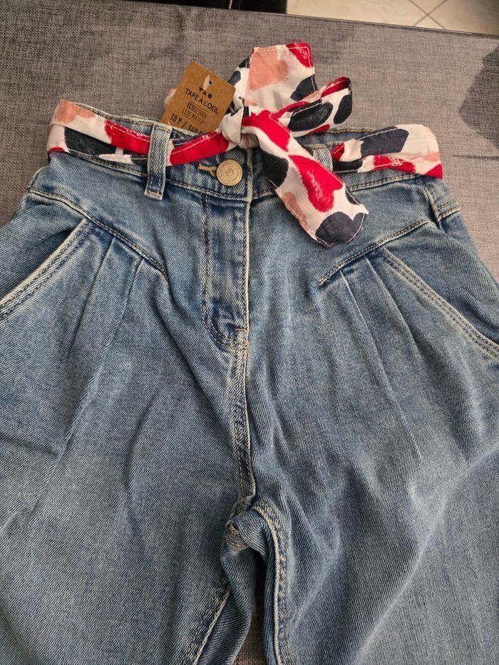 Neufs (non portés) 😍🩷🌸ensemble jeans mom et teeshirt ml 10 ans fille🌸🩷🤩 - photo numéro 5