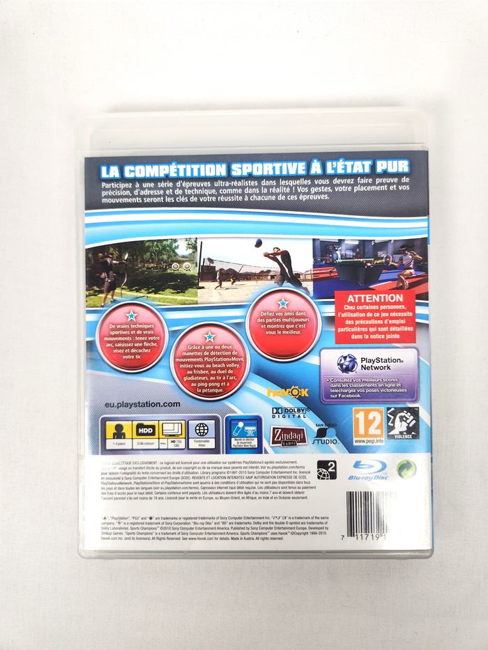 Sports Champions jeu PS3 - Pegi 12 - photo numéro 7