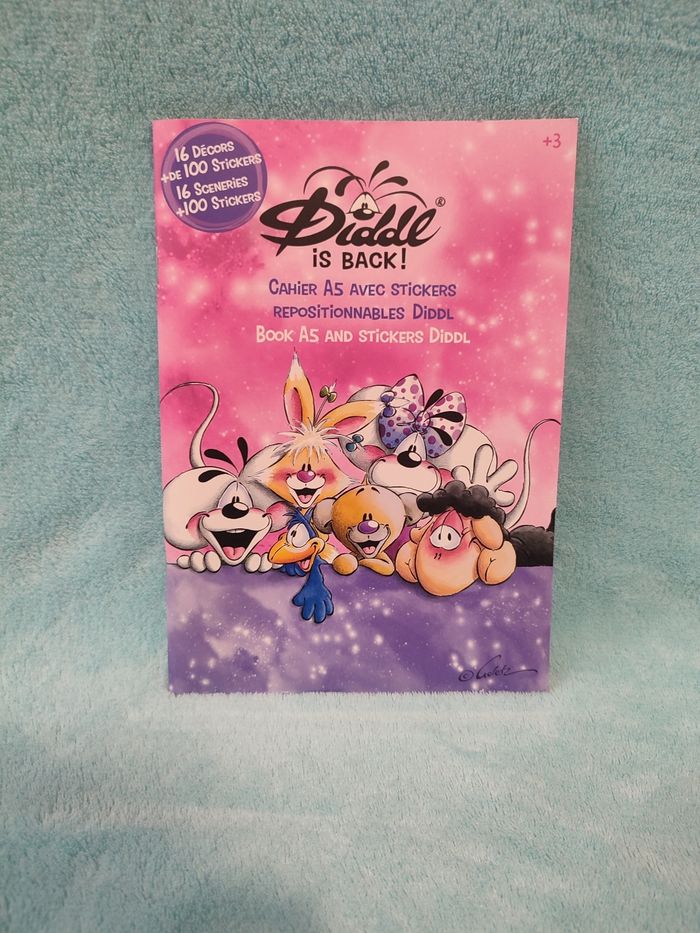 Cahier avec + de 100 stickers 🐭 Diddl is back