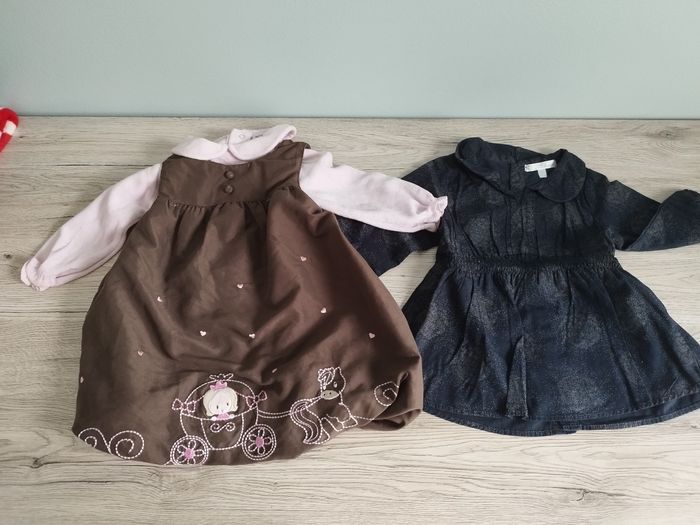 Lot de 19 vêtements hiver fille 9 mois - photo numéro 9