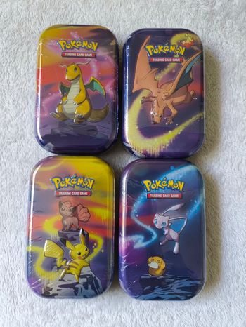 Lot de 4 mini tin Kanto Power