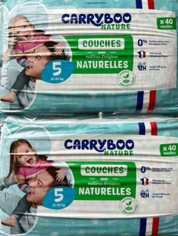 Lots 2 paquets de couches carryboo taille 5