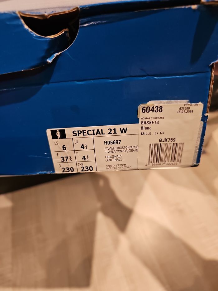 🤍💙💗 Adidas Originals Special 21 W – Taille 37 1/3 – - photo numéro 8