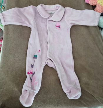 Pyjama 1 mois velours