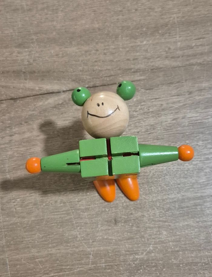 Grenouille articulée en bois - photo numéro 7