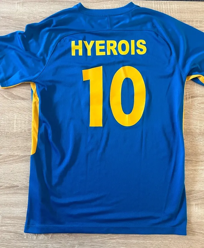 Maillot de foot bleu Nike - photo numéro 4