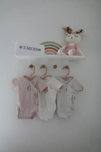 Lot bodies été Obaïbi 3 mois