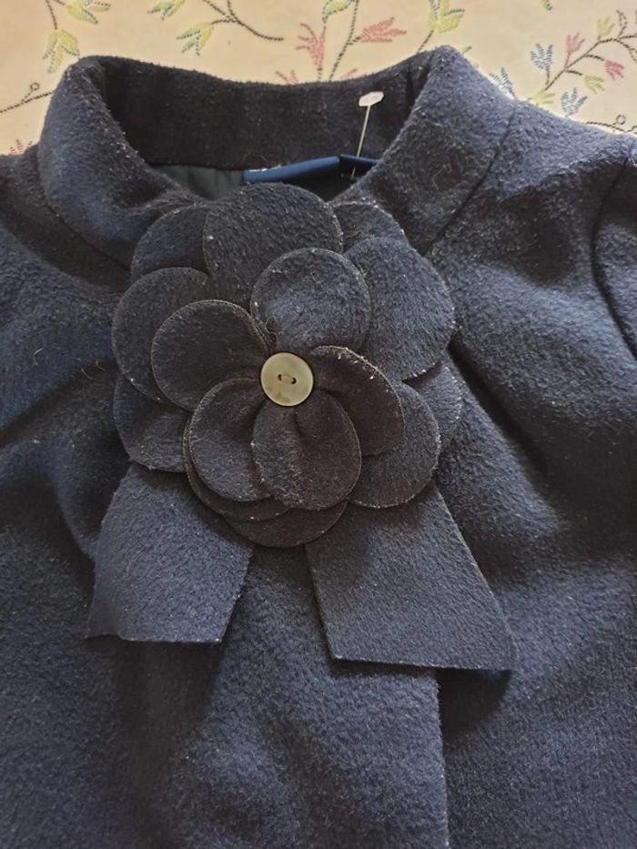 manteau fille bleu marine Cycleband 6 mois - photo numéro 3