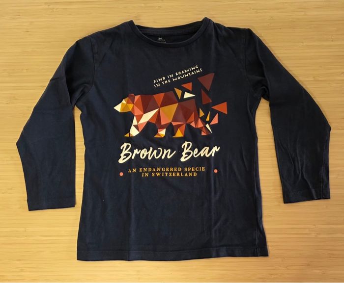 Lot t-shirts manches longues 8ans - photo numéro 4