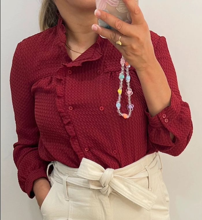 Chemise Zabou Gaufré Ba&sh Taille 34-36