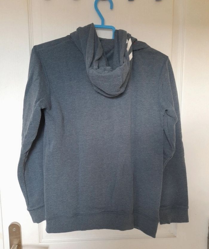 Sweat zippé effet usé - photo numéro 2